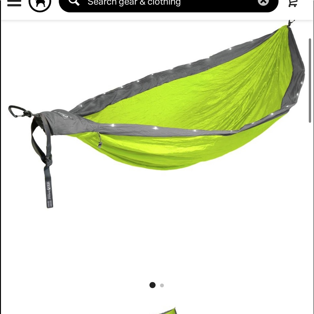 Eno double nest LED hammock
